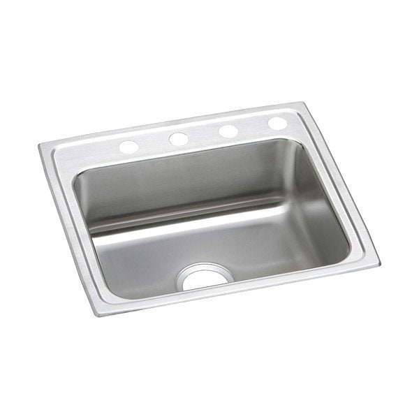 Just Manufacturing Bowl Drop-In Sink, 25"x21.25"x4.5", Gray SLADA2125A454-J - main