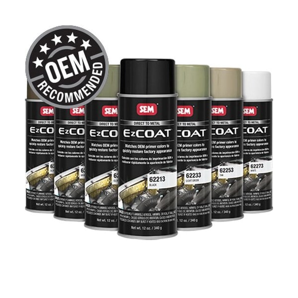 Sem EZ Coat Metal Coating, 16 oz Aerosol Can, Field Drab, 13 sq-ft/Can Coverage 62283 - main