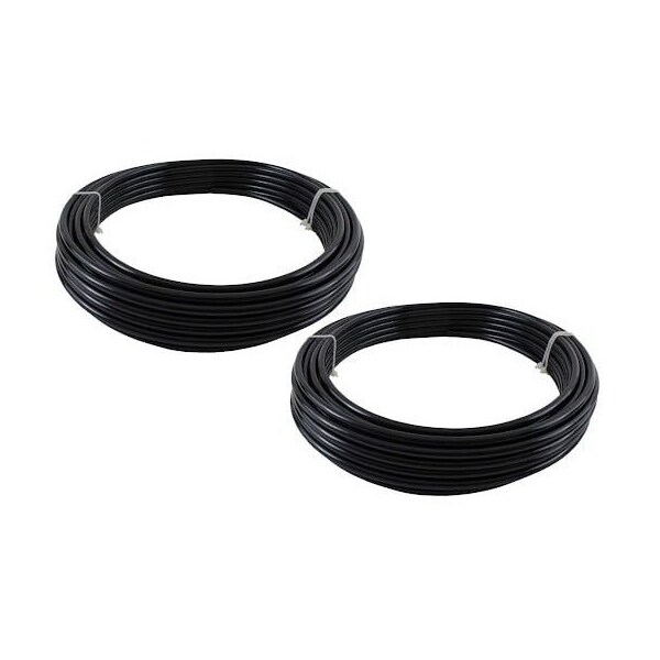 Mytee Products Air Line 1/4in OD x 100ft Black SAE J844 Nylon Air Brake Tubing DOT Approved, 2PK MP-ABT-1924-01-T100x2 - main