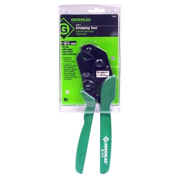 Greenlee 10 in Crimper 8 to 1/0 AWG K111 | Zoro