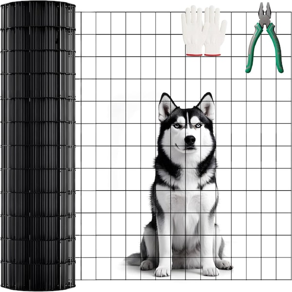 Wrightmaster 36 in. x 50 ft. 16-Gauge Animal-Safe Vinyl Coated Wire Mesh, Precision Welding 2x3 Grid ZR-5175P411584 - main