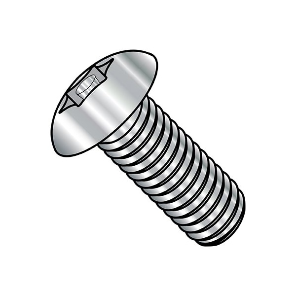 Zoro Select 8-32X3/8 6 Lob Pin Btn Sec M/S 188 Stainless Steel, 4000Pk 0806TMTB188 - main
