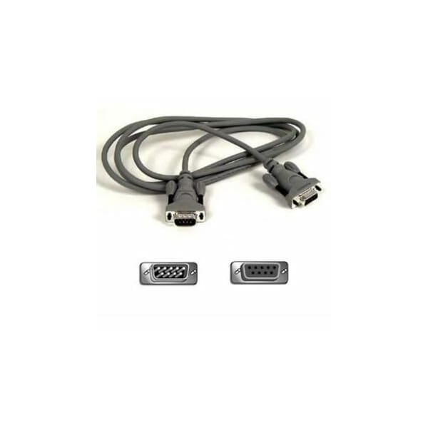 Belkin Pro Series CGA/EGA Monitor or Serial Mouse Extension Cable - 6' w/ Thumbscrews F2N209-06-T - main