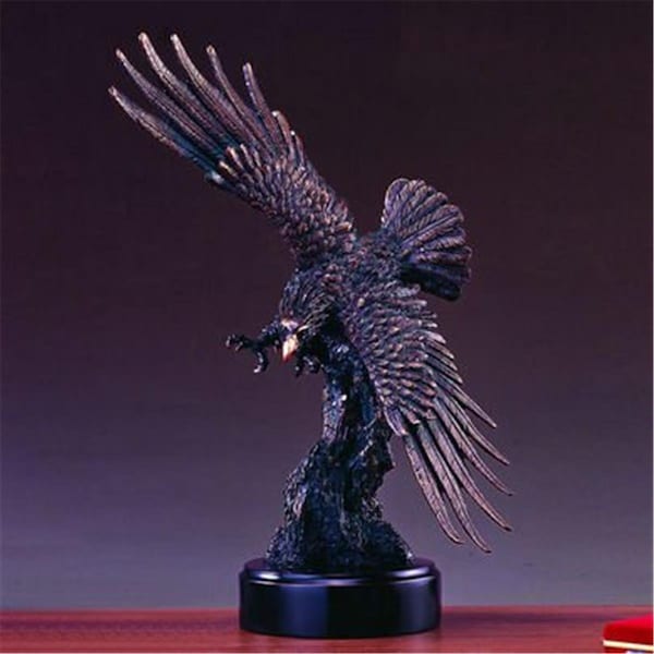Marian Imports Marian Imports F Bronze Plated Resin Sculpture Eagle Statue 31106 - main