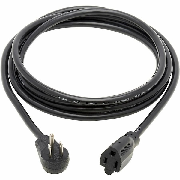 Eaton Tripp Lite Series Power Extension Cord, Right-Angle NEMA 5-15P to NEMA 5-15R - P024-010-15D - main