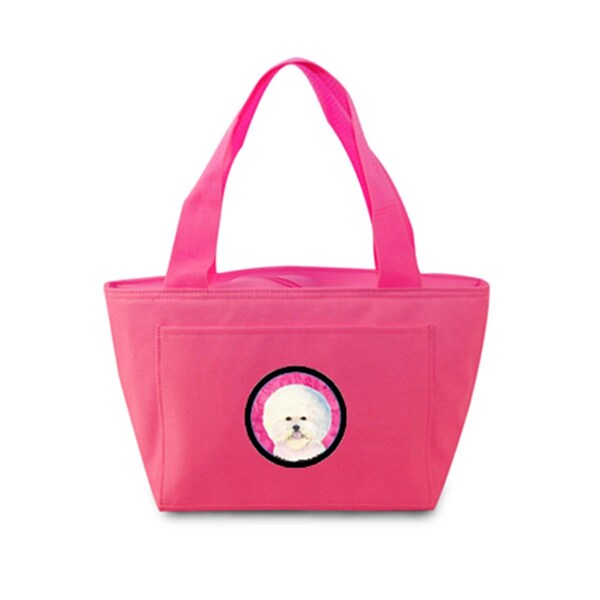 Carolines Treasures Pink Bichon Frise Zippered Insulated School Washable And Stylish Lunch Bag Cooler SS4802-PK-8808 - main