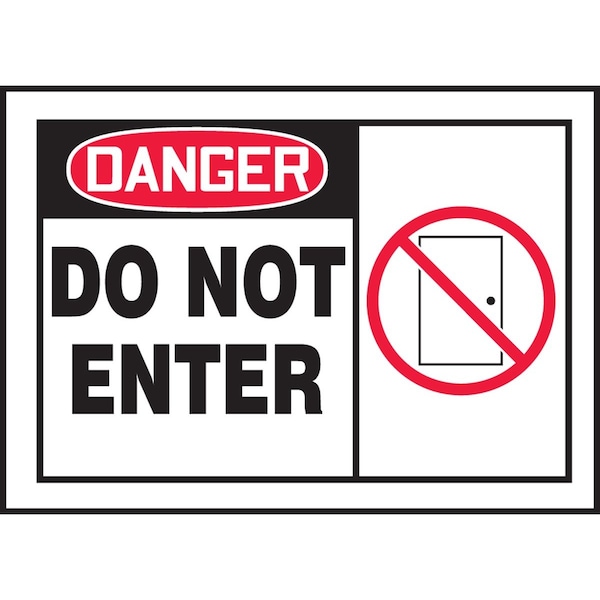 Accuform OSHA DANGER SAFETY LABEL DO NOT LADM002XVE - main