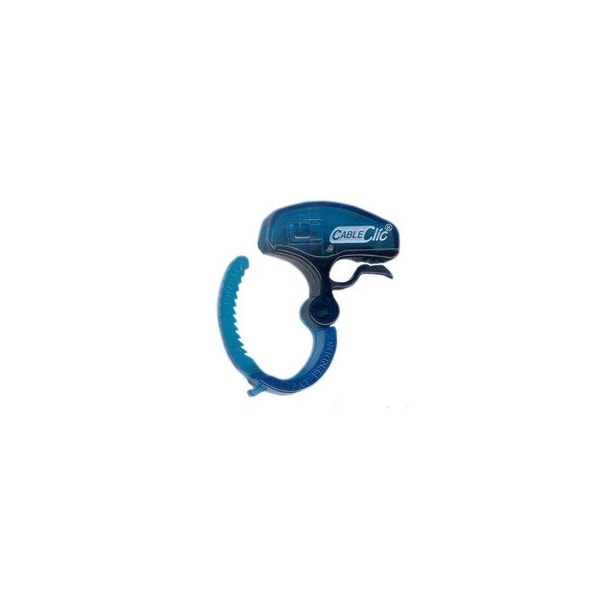 Cable Wholesale Cable Wrap, 5/8 in Max Bundle Dia., Blue, Polymer, Stainless Steel, 20 PK 30CA-06120 - main