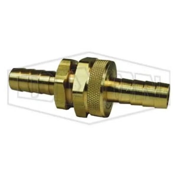 Dixon Standard Shank Garden Hose Fitting Set with Hex Nut, 3/4-11-1/2 x 5/8 in Nominal, Brass, Domestic 5921010KLF - main