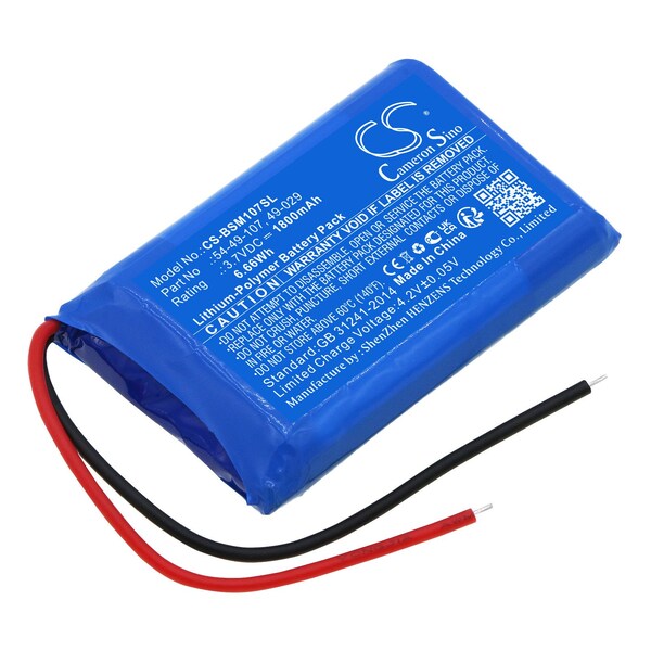 Ilc Biosystems 54-49-107 Replacement 3.7V 1.8AH Battery 54-49-107 BATTERY - main