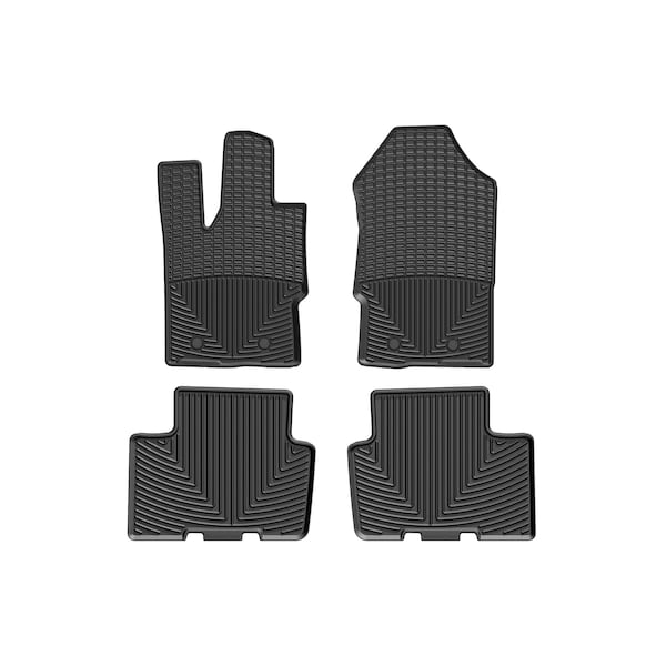 Weathertech Black, Front and Rear All Weather Floor Mats W519-W521 - main