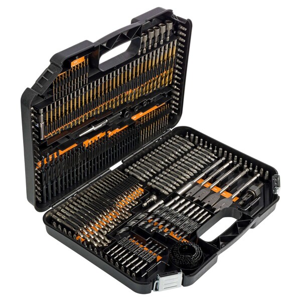 Kings County Tools Drill Bit Set 246-Piece Kit w/ Drivers & Drill Bits Assorted Full Combo Kit GW07C01-08 - main