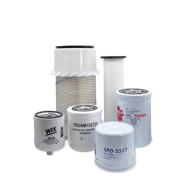 Hero Preventative Maintenance Kit Bobcat S150 Skid Steer Loader With Spin-On Cooling Fan Filter MSU-BC-0486 - main