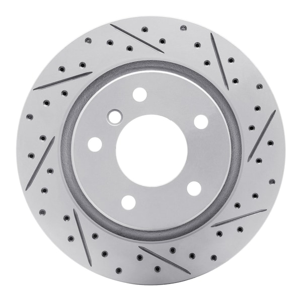 Dynamic Friction Co DFC Geoperformance Rotor - Drilled and Slotted 830-31047R - main