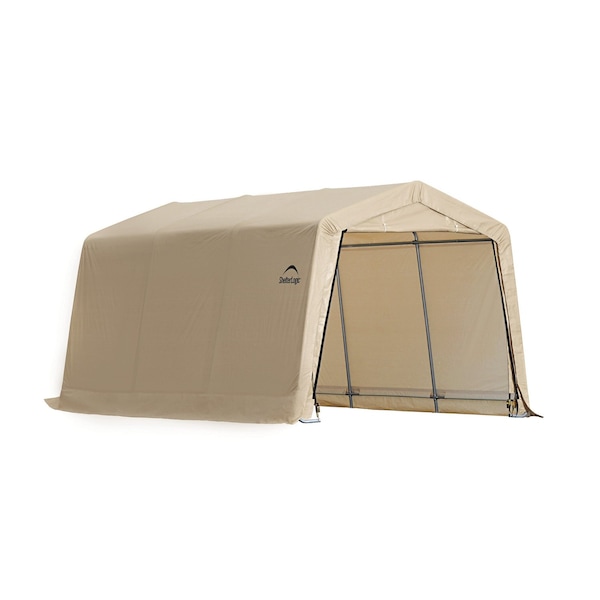 Shelterlogic AutoShelter 10 x 15 x 8 ft Sandstone 62681 - main