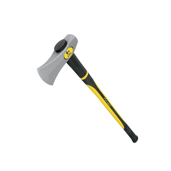 Vulcan 34527 Wood Splitting Maul, 6 lb Head, Steel Head, Fiberglass Handle, 36 in OAL 34935 - main