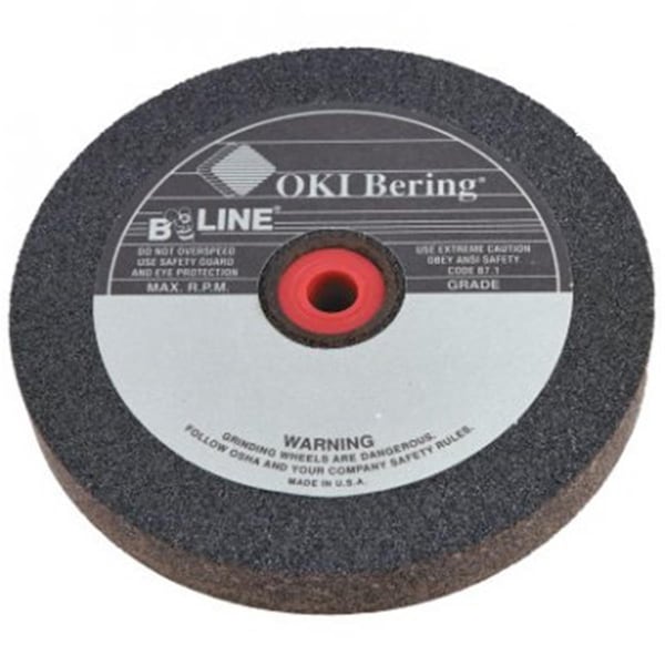 Eaton B-Line 6 x 0.75 x 1 in. Abrasives Bench Wheel A120R9B FIN T1 903-6341F - main