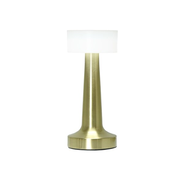 Homeroots 9" Gold Metal Lighthouse Table Lamp 646290 - main