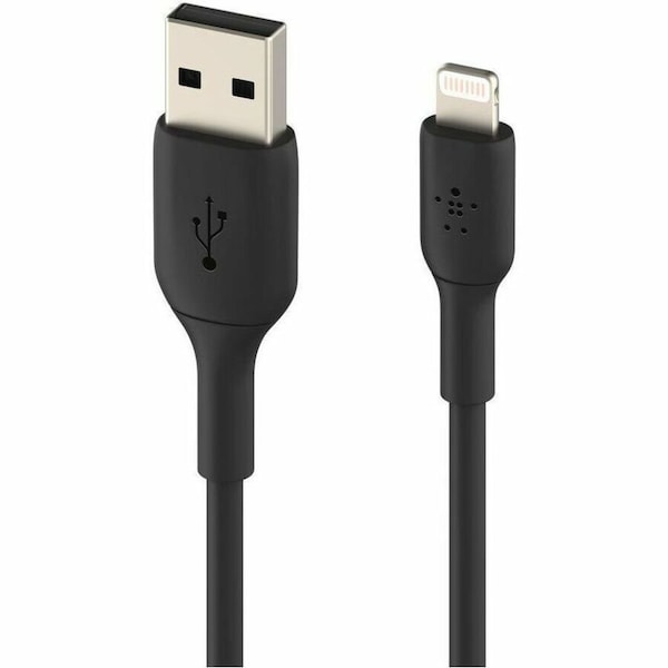 Belkin LIGHTNING BLADE/SYNC CABLE PVC MIF 15CM BLACK CAA001BT0MBK - main