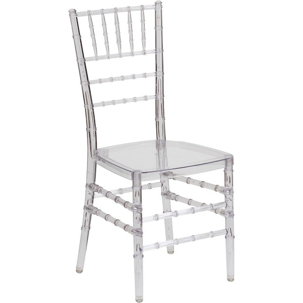 Flash Furniture Traditional Stacking Chiavari Chair, 15-3/4 in W 20" L 36-1/4" H BH-ICE-CRYSTAL-GG - main