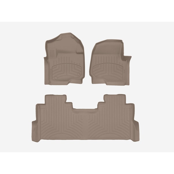 Weathertech Tan, Front and Rear FloorLiner HP 451012-1-3IM - main