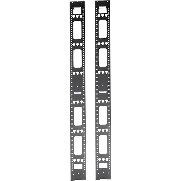 Tripp Lite by Eaton Vertical Cable Management Bars - Cable Mount - 42U Rack Height - 2 Pack SRVRTBAR - main