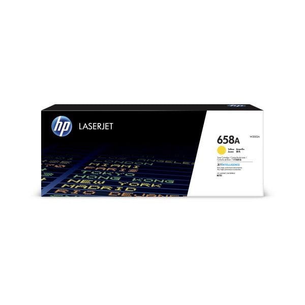 Hp 658A Yellow Original LaserJet Toner Cartridge (6,000 Yield) W2002A - main