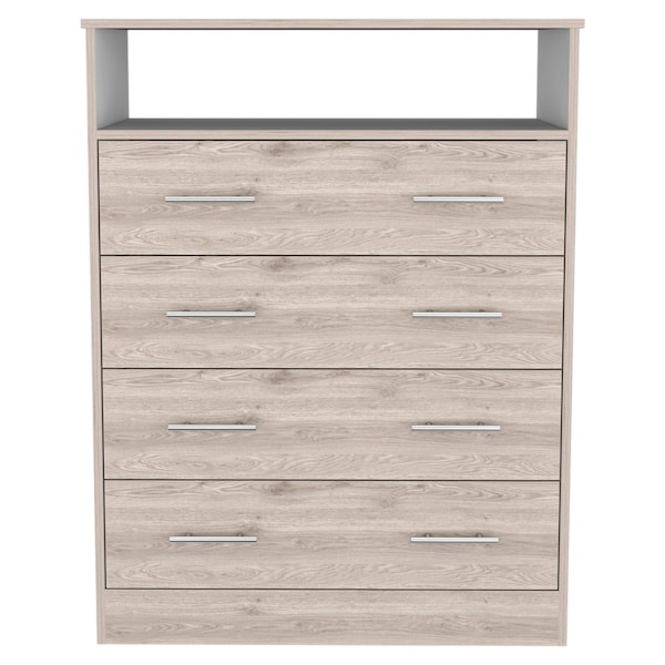 Homeroots 33" Oak Four Drawer Dresser 534946 - main