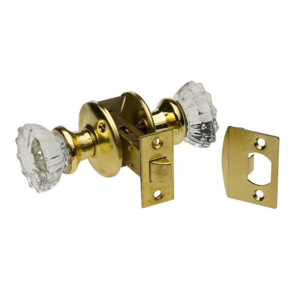 Kaba Ilco Kaba Ilco Crystal Bright Brass Mortise Lockset 218A-03-51 - main