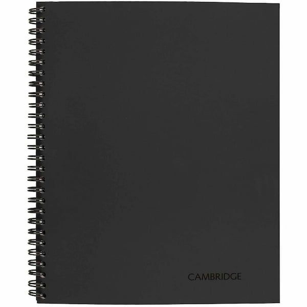 Mead Notebook, Black, White MEA06062 - main