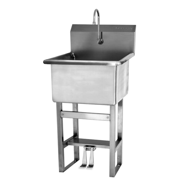 Sani-Lav Utility Sink, 27.5"x27"x45.5", SS U24242-0.5 - main