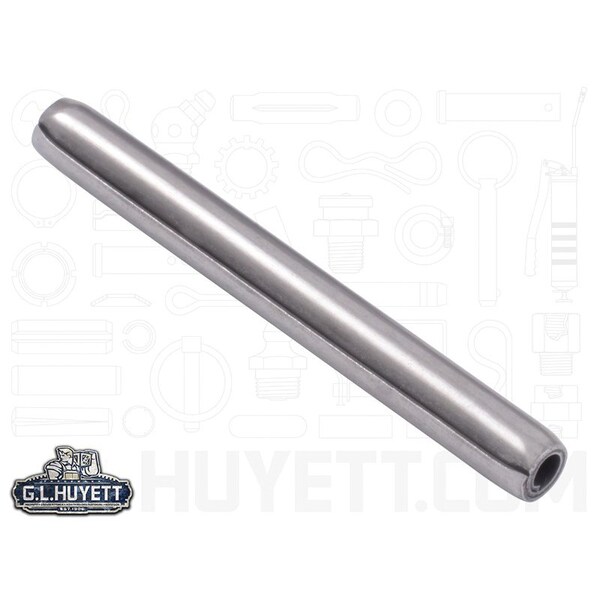 Huyett Coiled Spring Pin, Standard Duty, 420 Stainless Steel, 0.156 in Dia x 1.500 in Length SPCSP-156-1500 - main