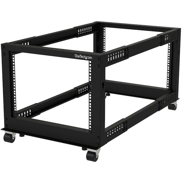 Startech.Com 8U OPEN FRAME SERVER RACK W/ ADJUSTABLE MOUNTING DEPTH OF 22IN-40IN & 18IN TALL 4POSTRACK8U - main