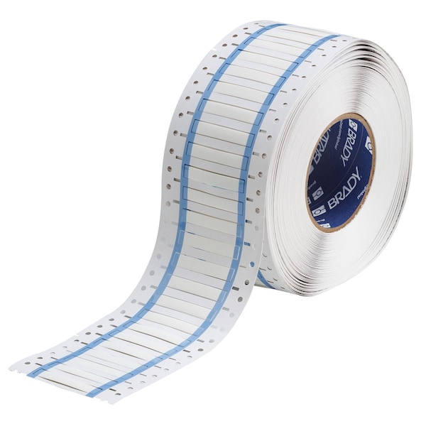 Brady BSP45 Series PermaSleeve Heat Shrink Polyolefin Wire Marking Sleeves, 0.187 in. Dia x 2 in. W, White SA-3PS-187-2-WT - main