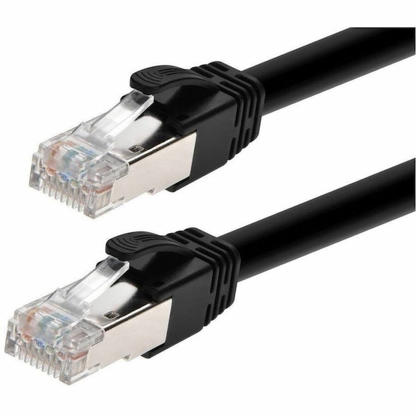 Monoprice Cat6A 2ft Black PoE Patch Cable_ 100W_ PoE + IEEE 802.3af/at/bt_ UTP_ 22AWG_ 500MHz_ Pure 44670 - main