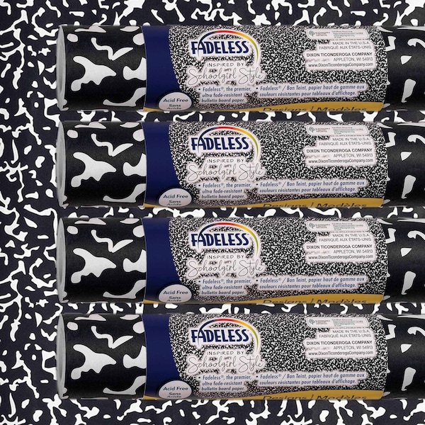 Fadeless Schoolgirl Style Bulletin Board Paper, 48in. x 12ft., Senior Year, 4PK P0040128 - main