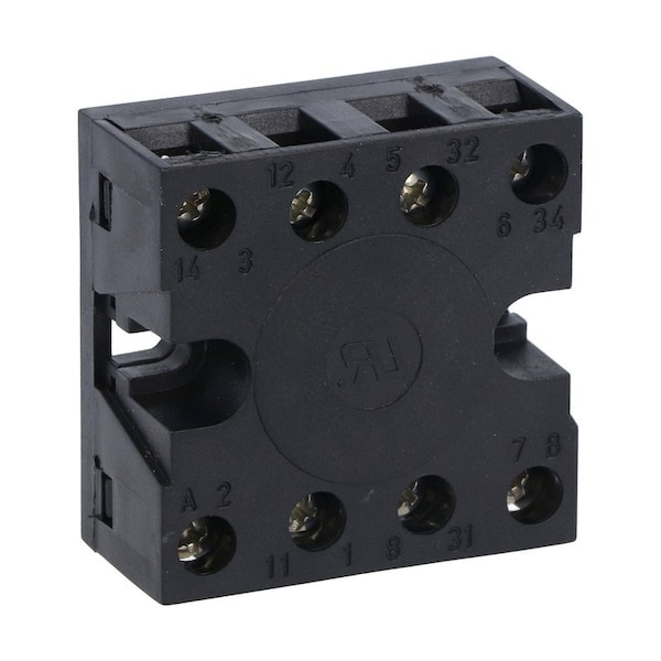 Lovato Screw Terminal 8-Pin Socket 31L48P8 - main