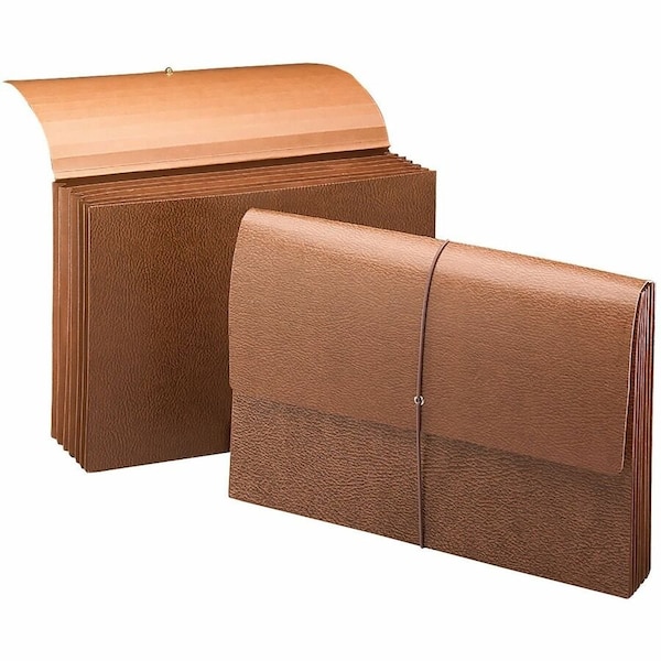 Smead Legal Recycled File Wallet, Brown SMD72375 - main
