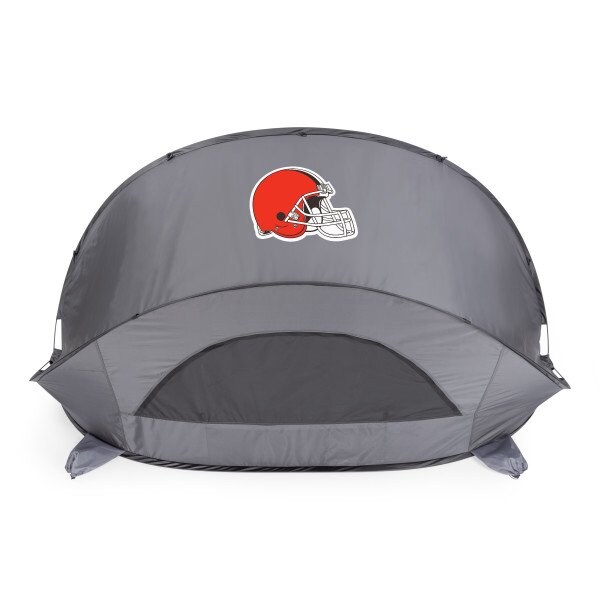 Picnic Time Family Of Brands Cleveland Browns - Manta Portable Beach Tent, (Gray) 113-00-105-084-2 - main