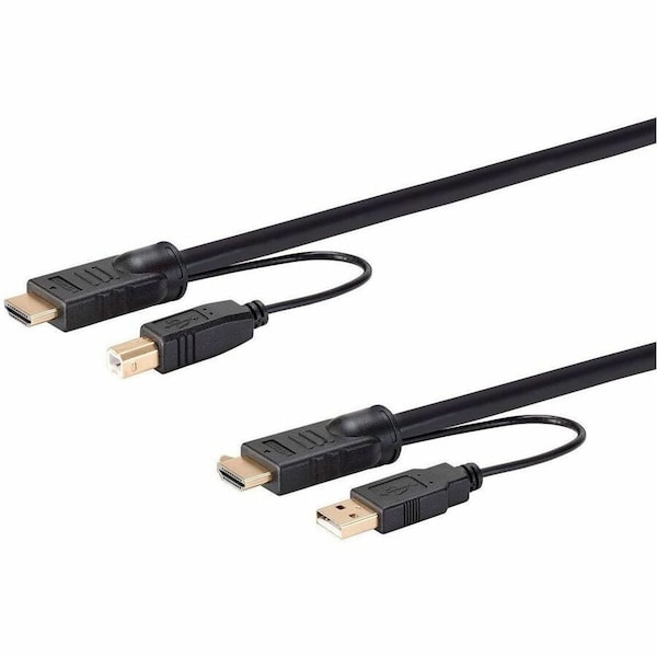 Monoprice Switch Series HDMI USB Combo Cable for KVM Switches 6ft 36644 - main