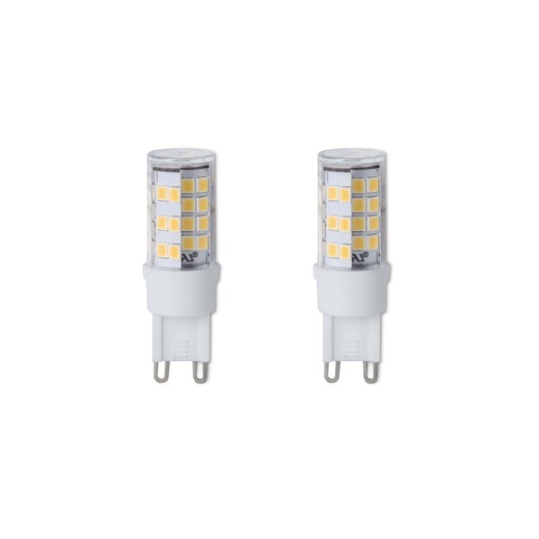 Bulbrite 35-Watt Equivalent T4 Dimmable Bi-Pin (G9) LED Light Bulb Warm White, 2PK 861525 - main