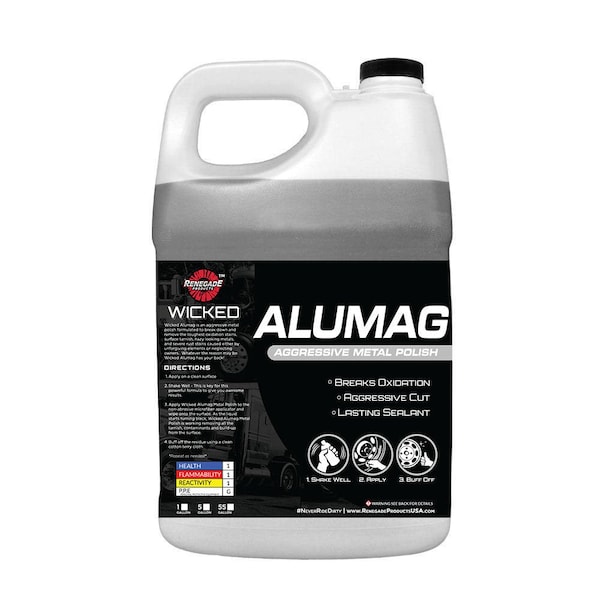 Renegade Products Usa Wicked Alumag Metal Polish 1 Gallon LFGWP80640 - main