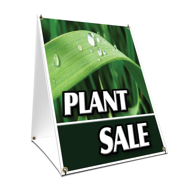 Signmission Plant Sale, 36 Inch x 24 Inch A-frame Yard Sign, Plastic Sign SBC-2436-Plant Sale - main
