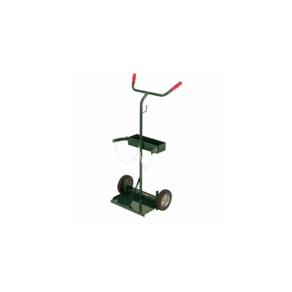 Harper Trucks Series 140 Truck, Holds 2 Cylinders, 7-1/2 in to 9 in dia, 8 in Semi-Pneumatic/B.B. Wheels 338-141-70 - main