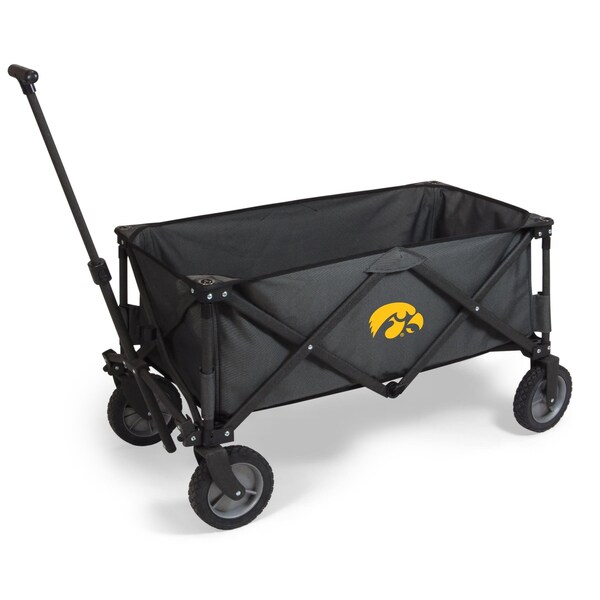 Picnic Time Family Of Brands NCAA Iowa Hawkeyes Adventure Wagon Folding Wagon - Wagon Cart 739-00-679-224-0 - main