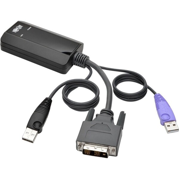 Tripp Lite DVI USB SERVER INTERFACE W/ VIRTUAL MEDIA & CAC FOR B064 KVMS B055-001-UDV - main