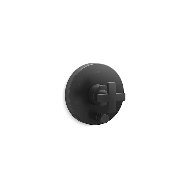 Kohler Composed Rite-Temp valve trim with push-button diverter and cross handle T73117-3-BGP - main