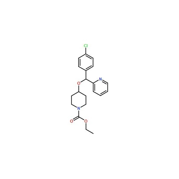 Ak Scientific Ethyl 4-((4-chlorophenyl)(pyridin-2-yl)methoxy)piperidine-1-carboxylate (250mg), CAS 207726-35-0 0632AB-250mg - main