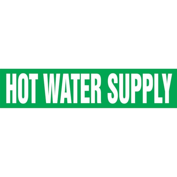 Accuform ASME ANSI PIPE MARKER HOT WATER RPK433STC - main