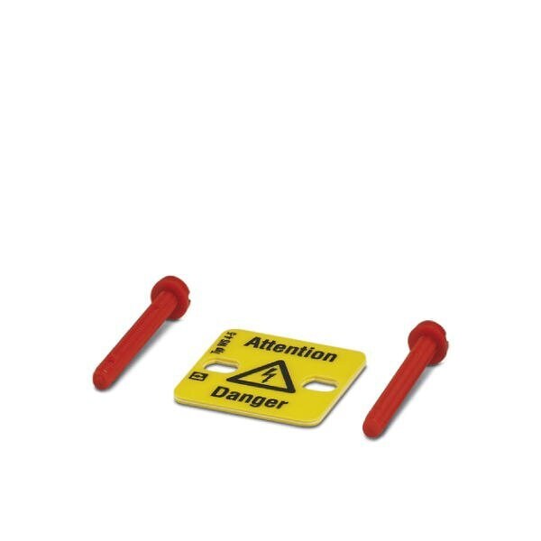 Phoenix Contact WS 4- 5 Warning plate with 2 plastic 0805344 - main
